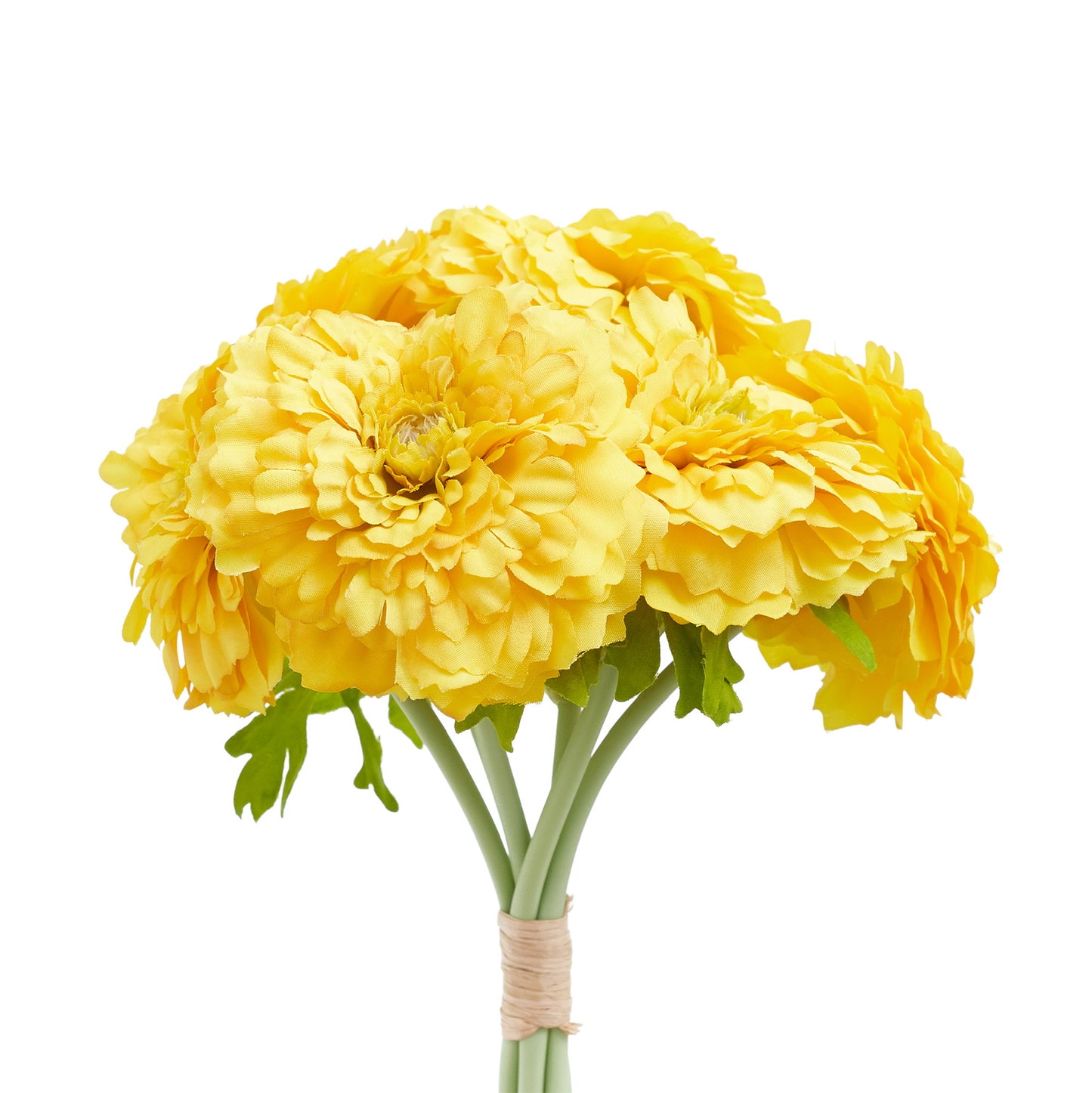 Chrysanthemum Artificial Silk Flower Bouquet (Sunflower Yellow)