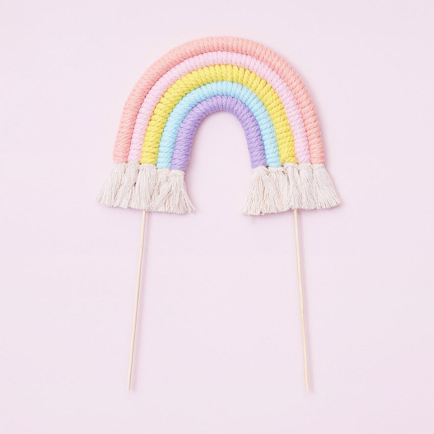 Rainbow Cake Toppers (Medium) (Pastels)