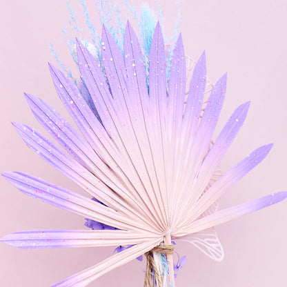 Dried Sun Palm Bouquets (with Palm Spear & Gingko Leaves) (Mermaid)