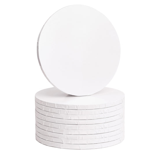 White Gloss Cake Drums – 12mm Thick – Pack of 10