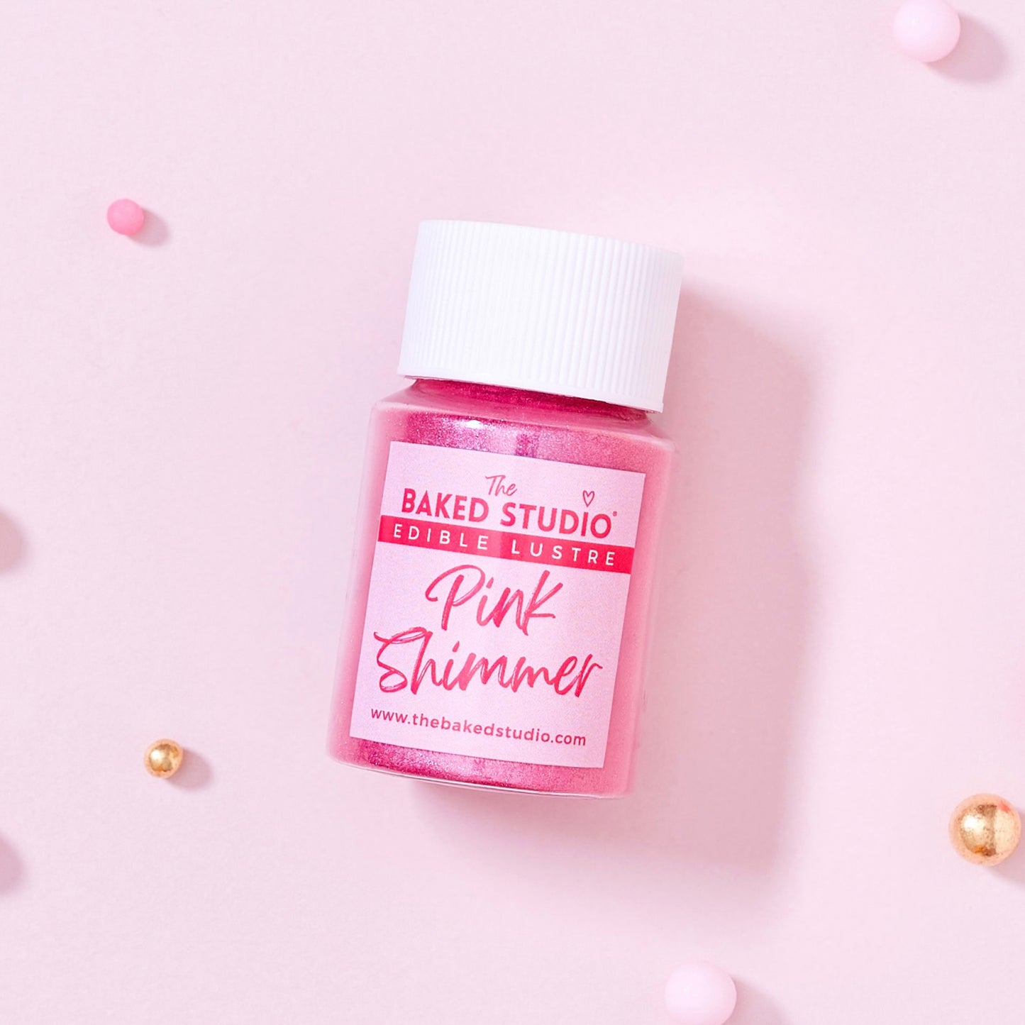 Edible Lustre Dust 15g (Pink Shimmer)