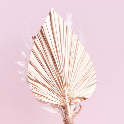Dried Palm Spear Bouquet (Gold)
