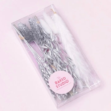 Dried Flower Box Mixed (Silver)