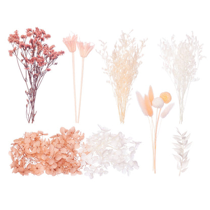 Deluxe Dried Flower Box (Peachy Pinks, White & Orange)
