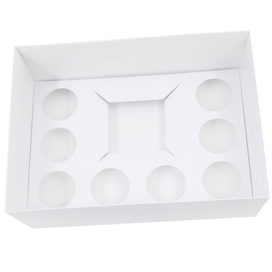 Extra Tall Premium Bento Boxes – Pack of 5 with Clear Lids (8 Holes)