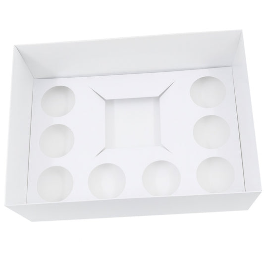 Extra Tall Premium Bento Boxes – Pack of 5 with Clear Lids (8 Holes)