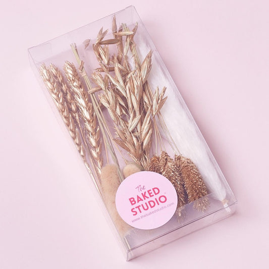 Dried Flower Box Mixed (Gold)
