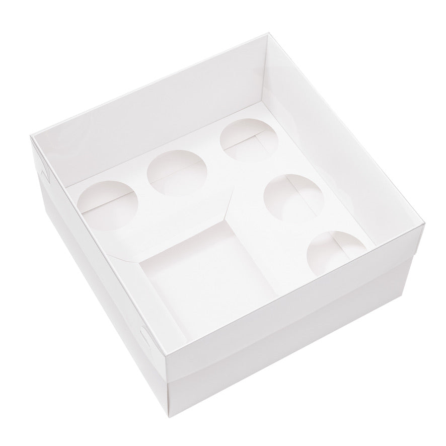 Extra Tall Premium Bento Boxes – Pack of 5 with Clear Lids (5 Holes)