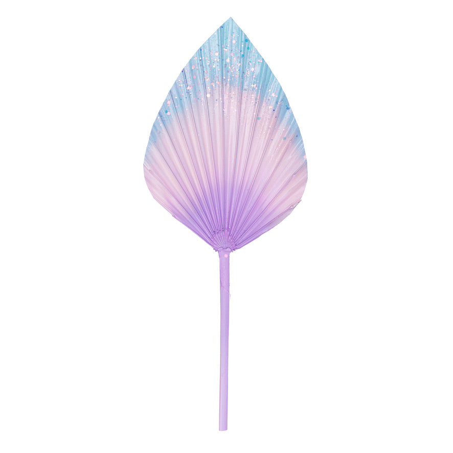 Decorated Dried Palm Spear (Multi Glitter Ombre)
