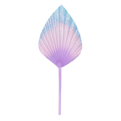 Decorated Dried Palm Spear (Multi Glitter Ombre)