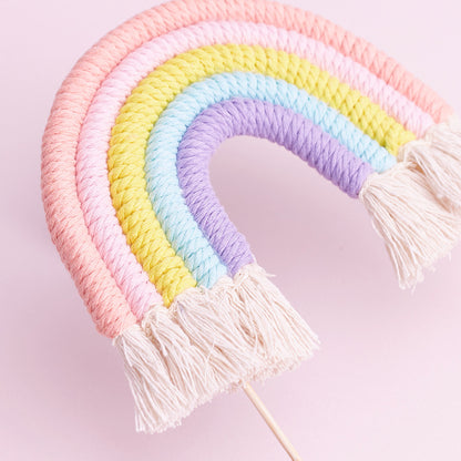 Rainbow Cake Toppers (Medium) (Pastels)