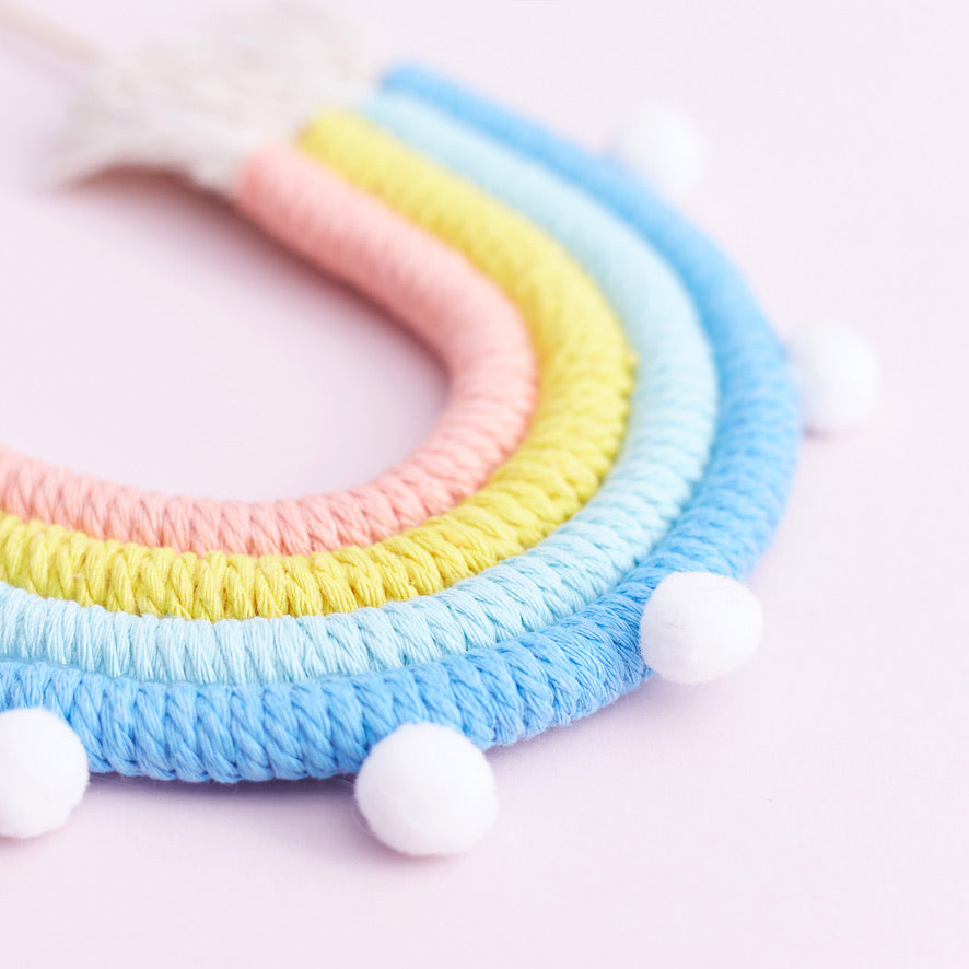 Rainbow Cake Toppers (Medium) (Pastel Blues)