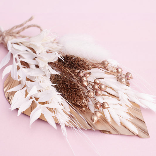 Dried Palm Spear Bouquet (Gold)