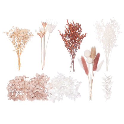Deluxe Dried Flower Box (Natural, Latte, Nude & White)