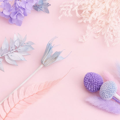 Deluxe Dried Flower Box (Cool Blues, Lilac, Pink & White)
