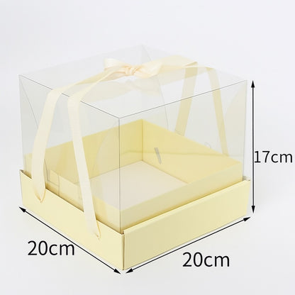 Mini Cake/Bento Cake Board & Box Sets (Lemon)