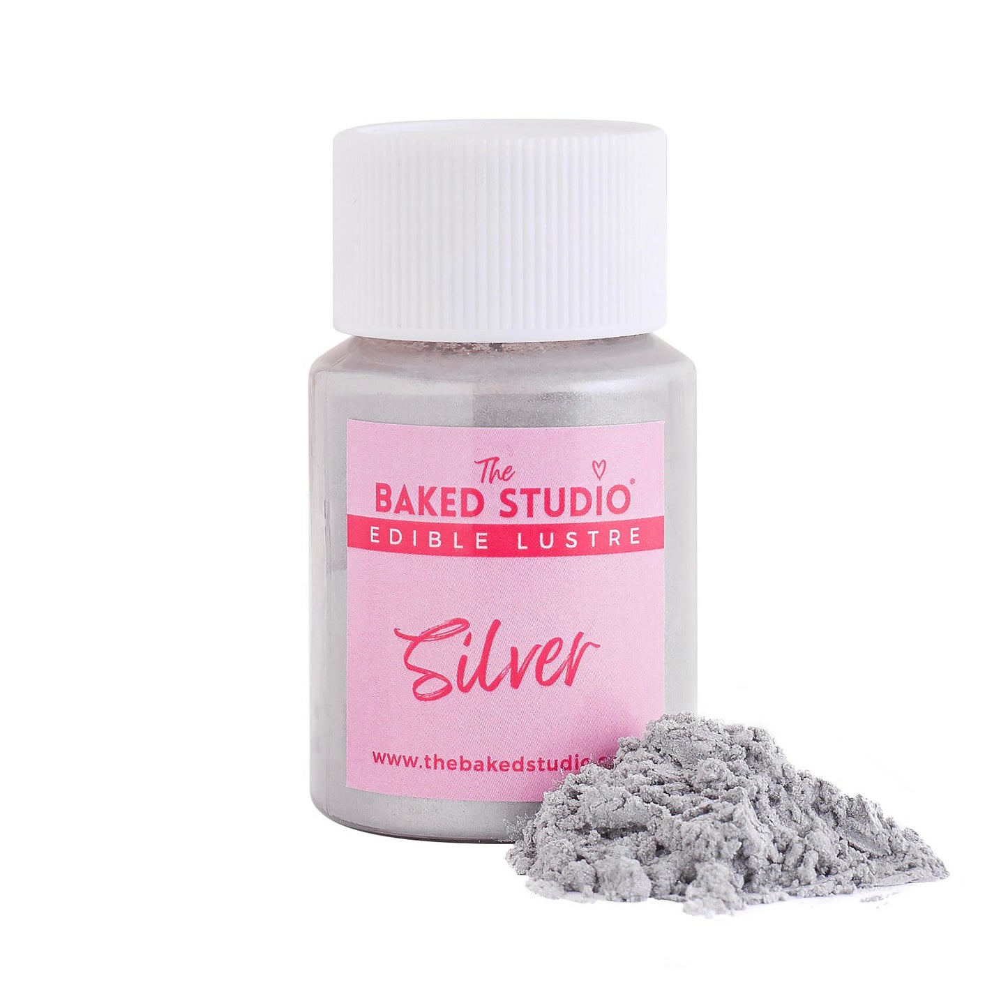 Edible Lustre Dust 10g (Silver)