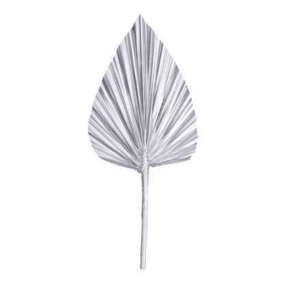 Decorated Dried Palm Spear (Silver)