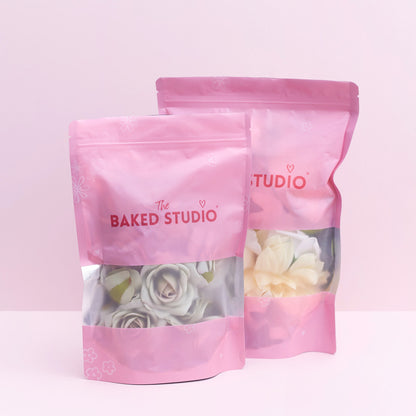 Silk Rose Heads - Pack of 10 | 7cm Diameter (Pink)