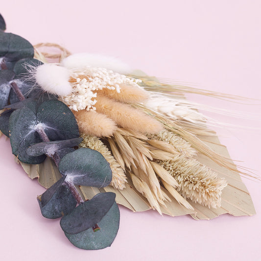 Dried Palm Spear Bouquet (Natural Eucalyptus)