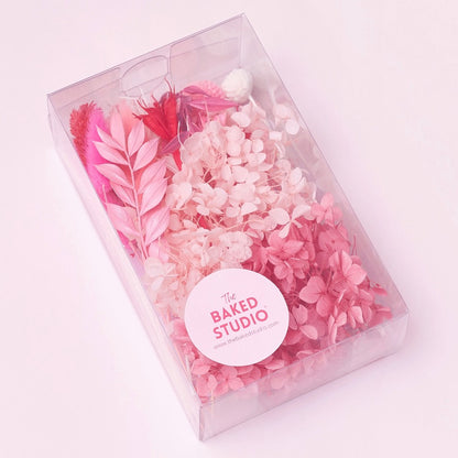 Deluxe Dried Flower Box (Red, Pink & White)