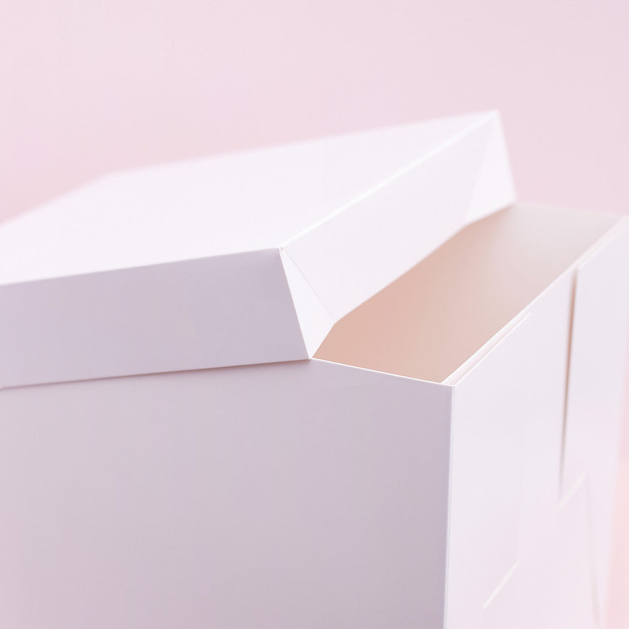 The Baked Studio Tall White Cake Boxes with Lids (Single)