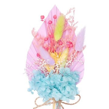 Dried Palm Spear Bouquet (Rainbow Sherbet)