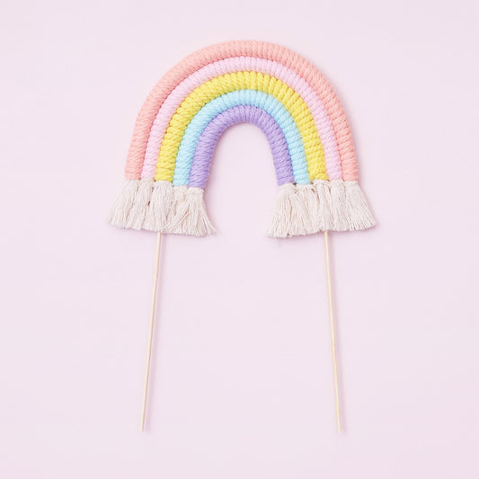 Rainbow Cake Toppers (Medium) (Pastels)