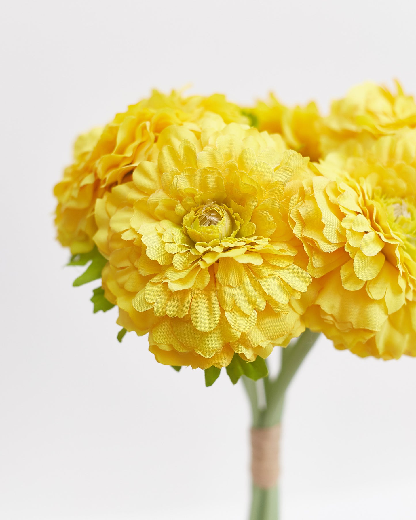 Chrysanthemum Artificial Silk Flower Bouquet (Sunflower Yellow)