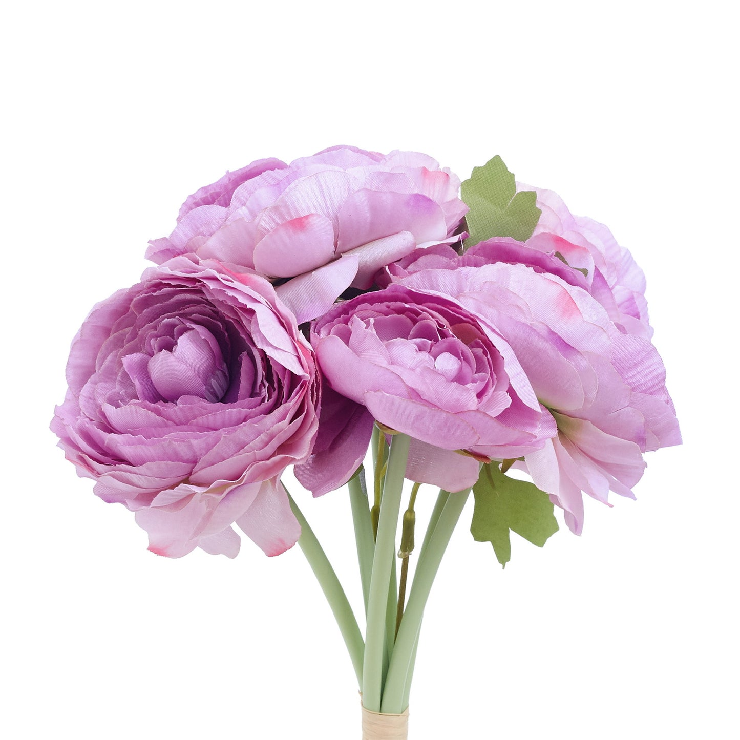 Ranunculus Artificial Silk Flower Bouquet (Light Purple)