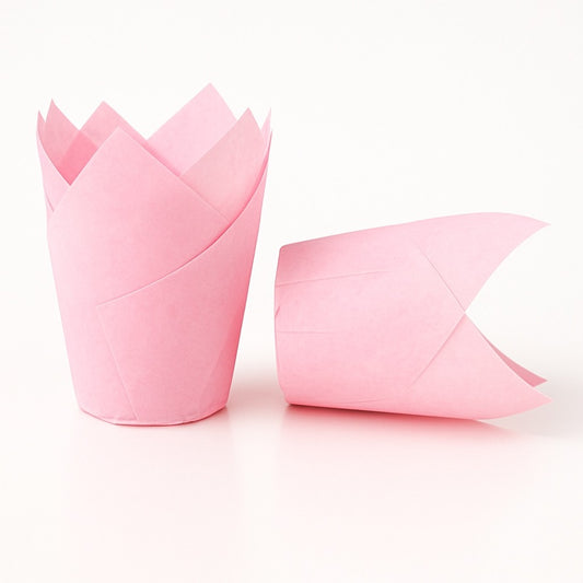Tulip Cupcake Liners – 50 Pack (Light Pink)