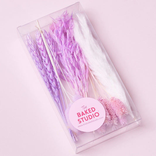 Dried Flower Box Mixed (Purple)