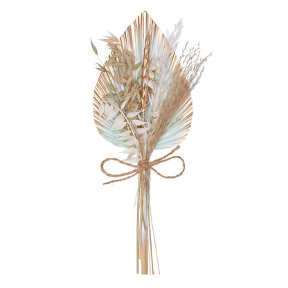 Dried Palm Spear Bouquet (Sage & Gold)