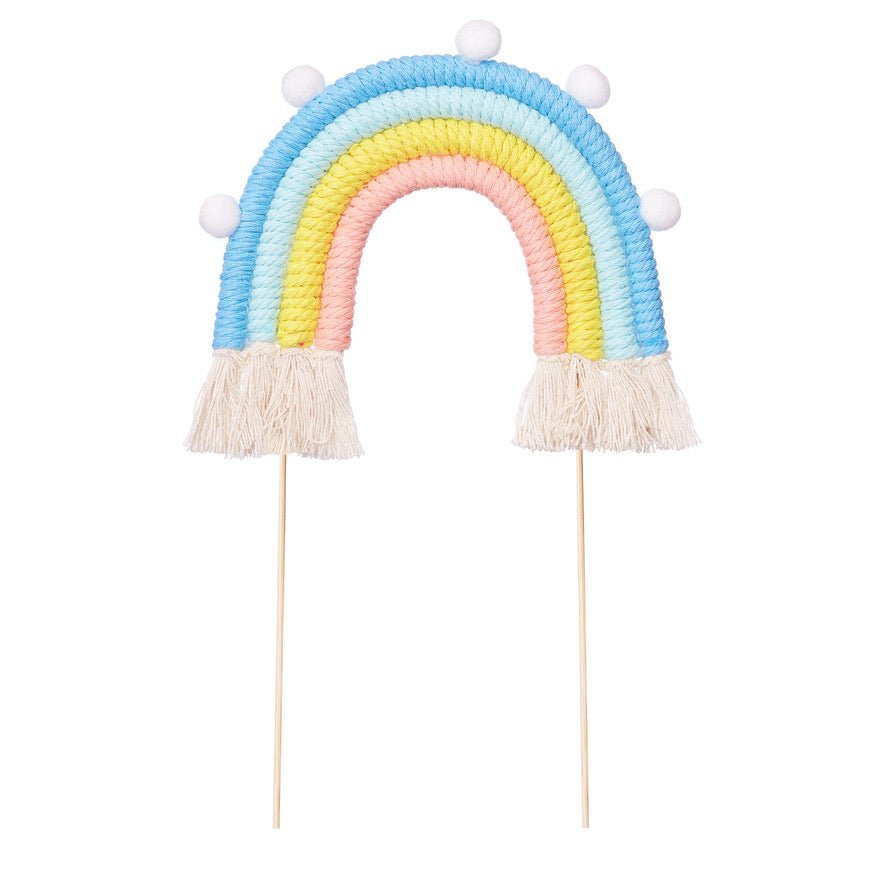 Rainbow Cake Toppers (Medium) (Pastel Blues)