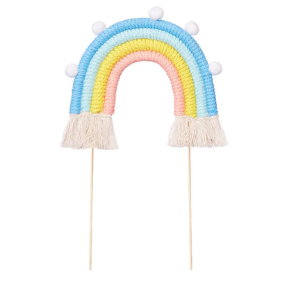 Rainbow Cake Toppers (Medium) (Pastel Blues)