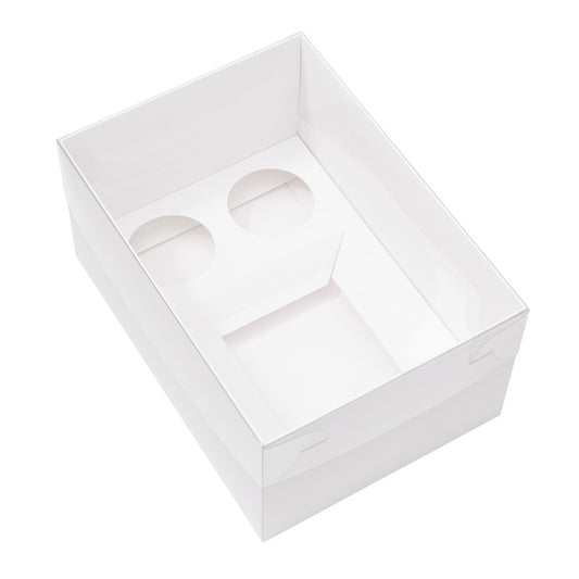 Extra Tall Premium Bento Boxes – Pack of 5 with Clear Lids (2 Holes)