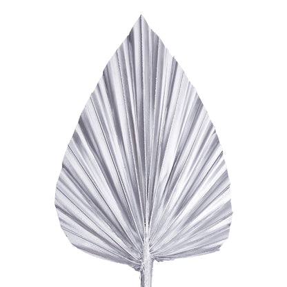 Decorated Dried Palm Spear (Silver)