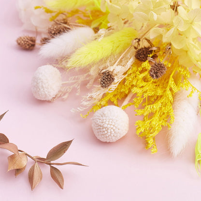 Deluxe Dried Flower Box (Yellow, Lemon, Gold & White)