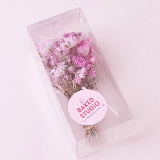 Dried Flower Box Rodanthe Daisies (Pink)