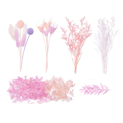 Deluxe Dried Flower Box (Pink, Lilac & White)