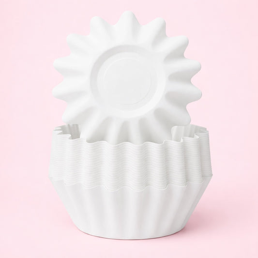 Bloom Baking Cupcake Cases - Pack of 50 (White)