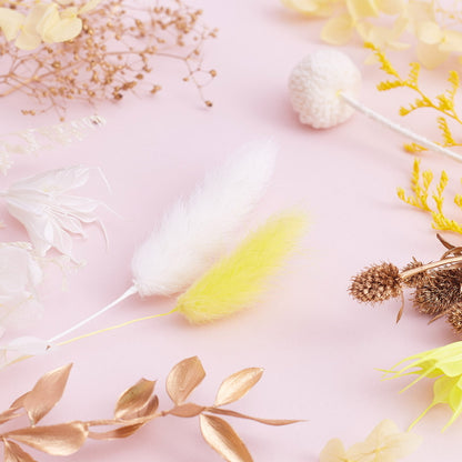 Deluxe Dried Flower Box (Yellow, Lemon, Gold & White)