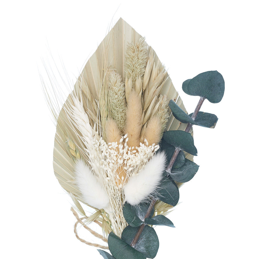 Dried Palm Spear Bouquet (Natural Eucalyptus)