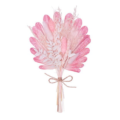 Shell Palm Bouquet (Pink Glitter)