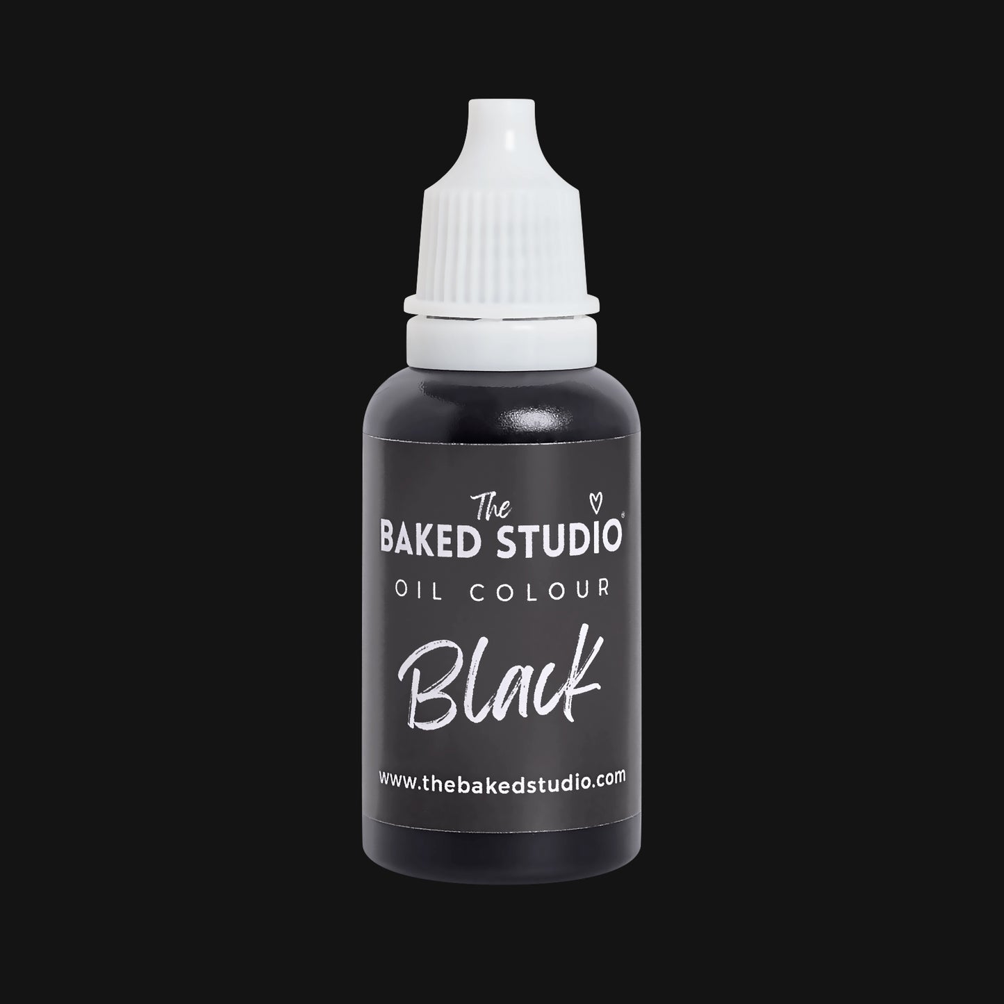Oil Based Food Colours 20ml | Colour Magic Collection (Black)