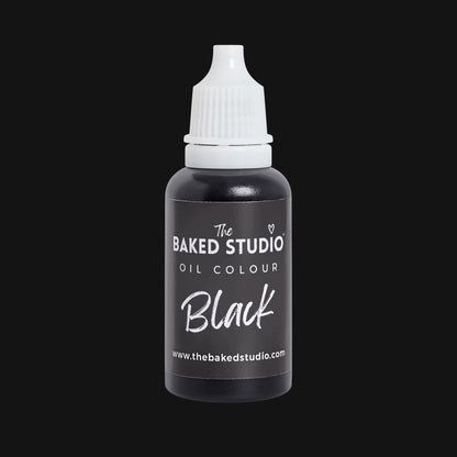 Oil Based Food Colours 20ml | Colour Magic Collection (Black)