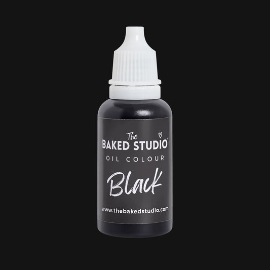 Oil Based Food Colours 20ml | Colour Magic Collection (Black)