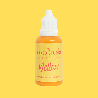 Oil Based Food Colours 20ml | Colour Magic Collection (Yellow)